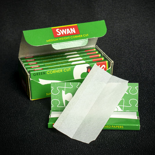 Swan Rolling Papers Regular Green - Multipack of 6