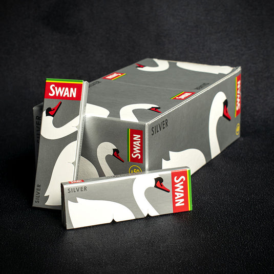 Swan Rolling Papers Regular Silver - 5 Packs