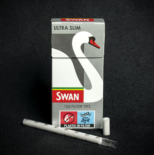 Swan Ultra Slim Silver Slim Filter Tips - 20 x 126 Packs (2520)