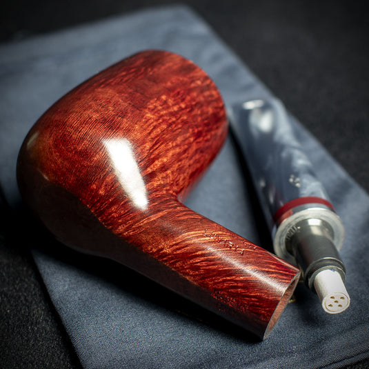 Savinelli Lunaria Smooth Briar Smoking Pipe - Shape 141KS 6mm 