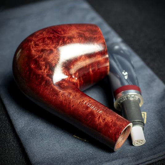 Savinelli Lunaria Smooth Briar Smoking Pipe - Shape 670 6mm 