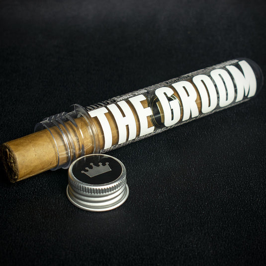 The Groom Cigar Wedding Gift Tube
