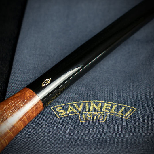 Savinelli Brown Smooth Churchwarden Briar Pipe - 404 No Filter