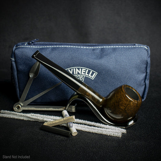 Savinelli One Smooth Brown 207 Pipe Starter Kit