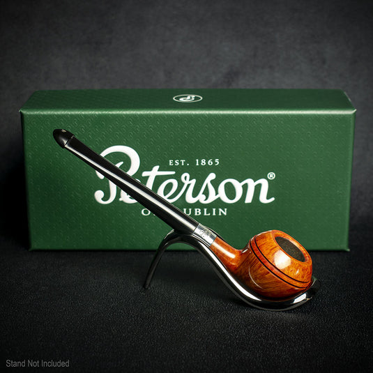 Peterson of Dublin De-Luxe Classic Natural Smoking Pipe - Shape 411
