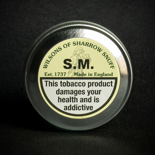sm tobacco Wilson's of Sharrow SM Snuff 10g Tin (Medium) \ Smoke-King