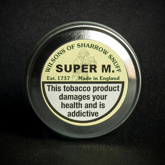 Wilsons of Sharrow Super M (Menthol & Eucalyptus) Snuff - 10g Tin (Medium)