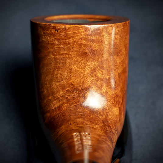 Savinelli Brown Smooth Churchwarden Briar Pipe - 404 No Filter