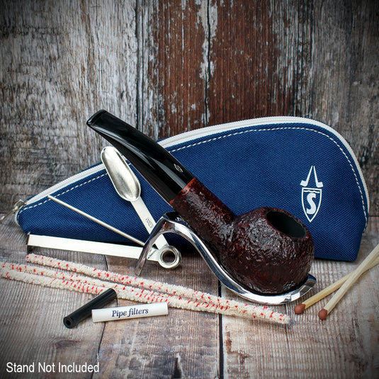 Savinelli | One Rustic Dark Brown Pipe Kit 321