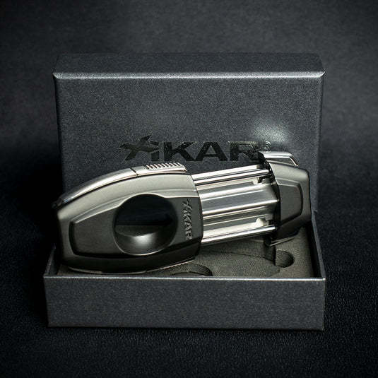 Xikar Flip Dual Cigar Cutter - Black