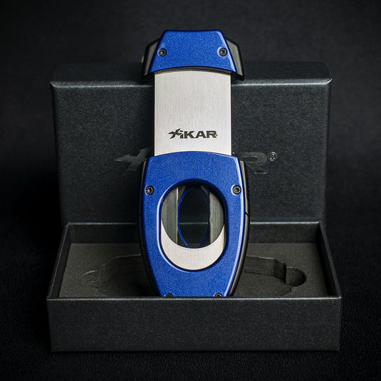 Xikar Flip Dual Cigar Cutter - Blue