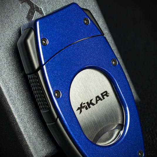 Xikar Flip Dual Cigar Cutter - Blue