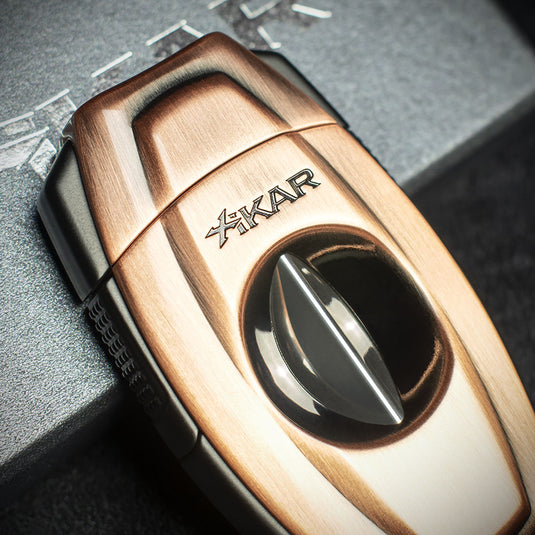Xikar Flip Dual Cigar Cutter - Bronze