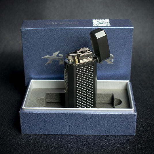 XiKar Ardore Double Soft Flame Cigar Lighter - Black