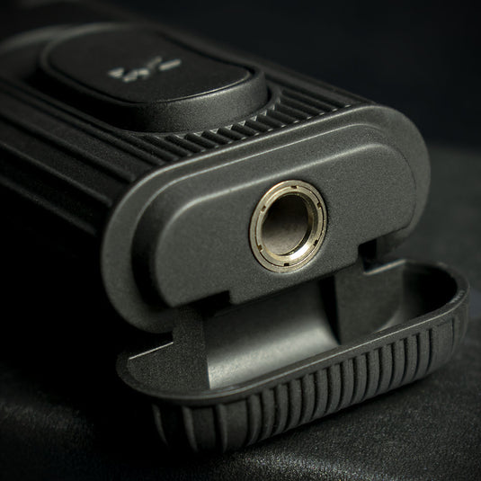 XiKar Hedron Hybrid Flame Cigar Lighter - Matte Black