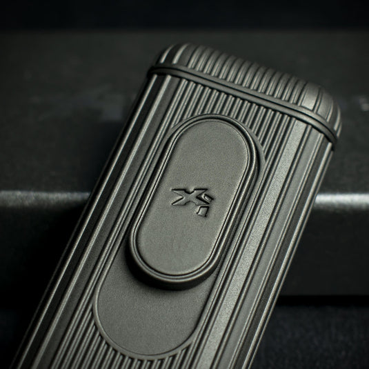 XiKar Hedron Hybrid Flame Cigar Lighter - Matte Black