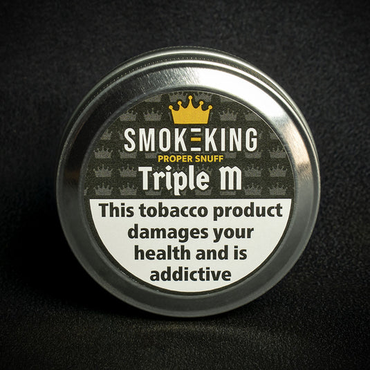 10g Tin - Smoke-King Proper Snuff - Triple M