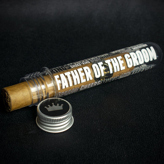 The Father Of The Groom Cigar Wedding Gift Tube