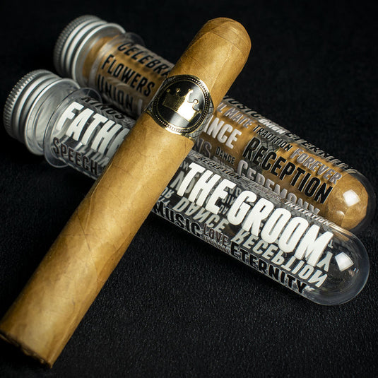 The Father Of The Groom Cigar Wedding Gift Tube