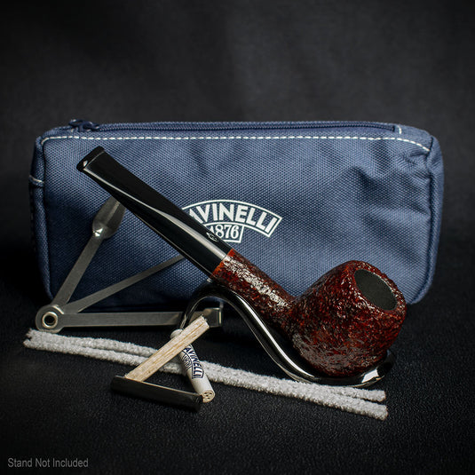 Savinelli One Rustic Dark Brown 207 Pipe Starter Kit