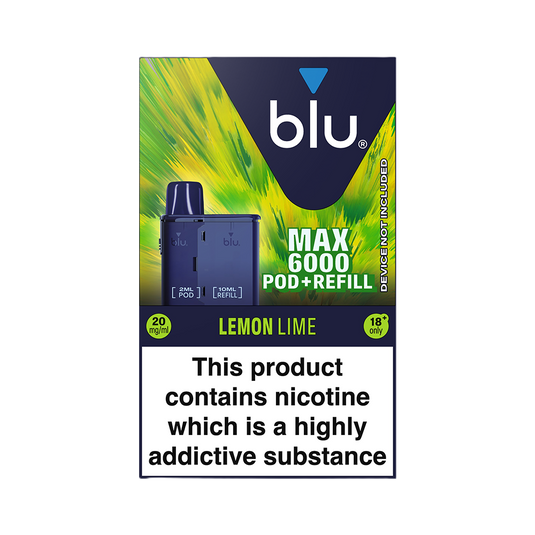Blu Max 6000 Refill Pod - Lemon & Lime