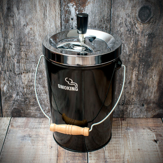 Spinner Ashtray - Black Bucket Smoke-King
