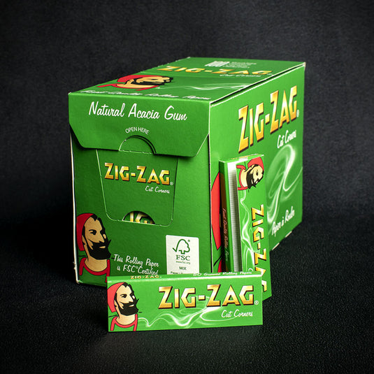 Zig Zag Regular Green Cigarette Papers - Single Pack