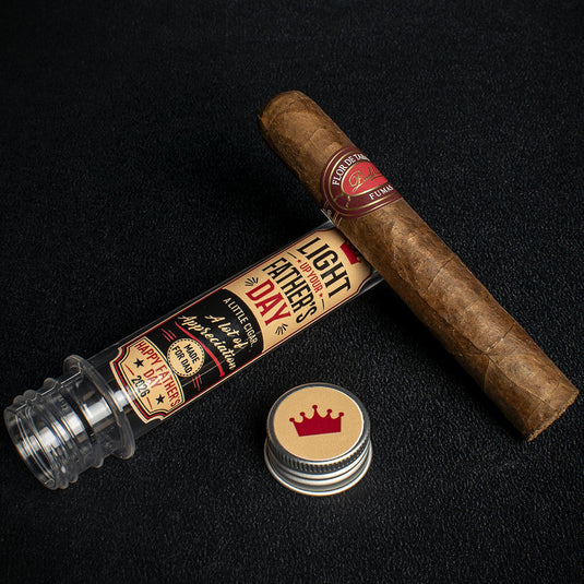 2026 Fathers Day Cigar Gift Tube - Light Up Your Fathers Day